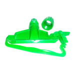 Heavy Duty Clip Lock Head Mop Handle, 5 Piece, Green