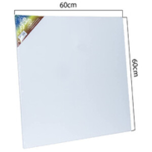 Blank Canvas, 60 x 60cm, White