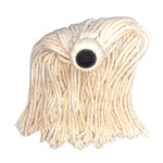 Cotton Water Absorption Mop Head, 50 Piece, White