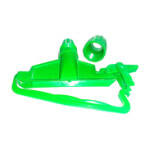 Heavy Duty Clip Lock Head Mop Handle, 10 Piece, Green