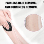 Zfhtao Painless Hair Removal Safe Epilator, Black