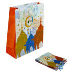 Ramadan Kareem Gift Bag Set, 12-Pieces, 32 x 26 x 10cm, Orange/White