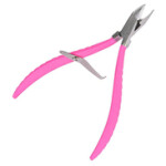 Sonew Stainless Steel Nail Cuticle Nipper, Pink/Silver
