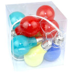 Mix Different Style String Lights with 10 Lights, 220V AC, Red/Blue/Yellow
