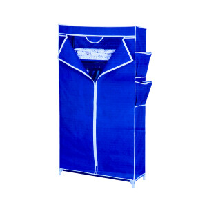 IN-HOUSE WARDROBE CLOTHES ORGANIZER, SIZE 75X45X155CM FOLDABLE & WASHABLE JEANS COMPARTMENT STORAGE CLOSET CABINET ORGANIZER,