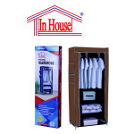 IN-HOUSE WARDROBE CLOTHES ORGANIZER, SIZE 75X45X160CM FOLDABLE & WASHABLE JEANS COMPARTMENT STORAGE CLOSET CABINET ORGANIZER,