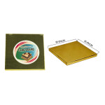 Rosymoment 12-inch Square Cake Board, Gold
