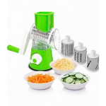 Manual Table top Drum Cheese Grater,3 In 1 Rotary Shredder Slicer Grinder For Cucumber Nut Potato Carrot Cheese, Vegetable Salad Shooter,Assorted Colo