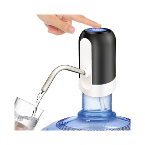 USB Water Pump Electric Drinking Water Bottle Pump Rechargeable USB Charging Automatic Drinking Water Dispenser Water Pump Dispenser for Large Cane