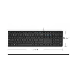 USB Wired Keyboard  OK 11 with Full Range of 107 Keys,USB Plug and Play,Arabic&English Layout Black For PC/Laptop