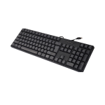 USB Wired Keyboard  OK 11 with Full Range of 107 Keys,USB Plug and Play,Arabic&English Layout Black For PC/Laptop