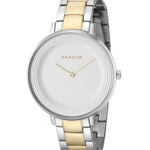 Women's Water Resistant Analog Watch SKW2339 - 37 mm - Silver/Gold