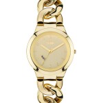 Women's Stainless Steel Analog Watch ST-47215/GD - 40 mm - Gold