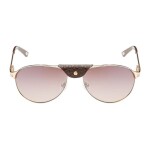 Men's UV Protected Aviator Sunglasses - Lens Size: 58 mm