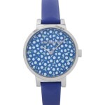 Women's Water Resistant Leather Analog Watch CLD028/GG - 32 mm - Blue