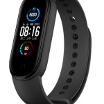 110.0 mAh M5 Intelligent Wristband Fitness Watch Black