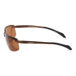 Men's UV Protection Semi-Rimless Sunglasses - Lens Size: 68 mm