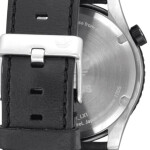 Men's Leather Analog Watch Z06-2960-00 - 42 mm - Black