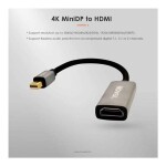 Mini DP To HDMI Converter Adapter Black