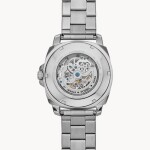 Men's Stainless Steel Chronograph Wrist Watch BQ2425 - 45 mm -Silver