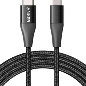 PowerLine+ II USB-C To Lightning Cable With Travel Pouch Black