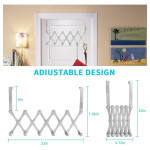 Over Door Hook,6 Coat Hooks Punch-free Design to Prevent Article Scratches,Single Door Hook for Bathroom,Kitchen,Bedroom