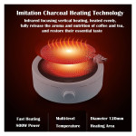 Electric Beverage Warmer,Smart Constant Temperature Hot Teapot Heating Coaster,Black