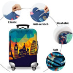 Suitcase Protector for Wheeled Suitcase,18/24/28/32 Inch Washable Suitcase Baggage Covers