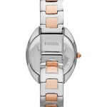 Women's Analog Wrist Watch - 34 mm - Silver/Rose Gold