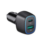 RP-VC009 48W Dual Port Car Charger With PD30W + QC3.0