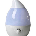 Ultrasonic Cool Mist Droplet Humidifier White