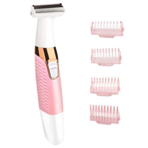 Km-1900 Rechargeable Body Shaver And Eyebrow Trimmer Pink/White/Gold