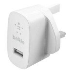 USB-A Wall Charger 12W With Lightning Cable 1m White
