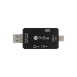ProOne PCO03 USB-C / USB / microUSB to SD / USB / TF Adapter