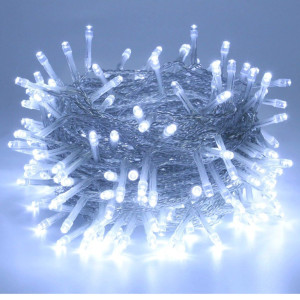 Cool White LED String Lights White Wire Plug-in 50mtr 500 LEDs String Home Decorative LED Strip for Christmas