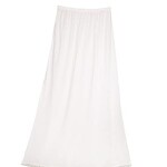 Full Length Soft inner Skirt Silk 100% with Elasticised Waistband Small Lace Women