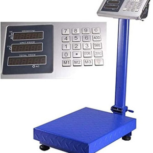 Parcel Scale Postal Scales Platform Scales Digital LCD Display 90 ° Folding Adjustable