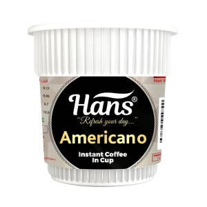 Hans Americano Instant Coffee In Cup 6 Piece