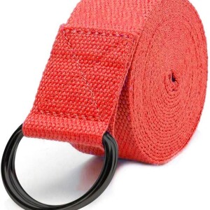 Spall Yoga Strap Stretch Band With Adjustable metal D Ring Buckle Loop Exercise And Fitness Stretching For Yoga Pilates Physical Therapy Dance Gym Workouts