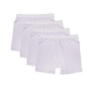 4- Pieces City Rose Cotton Short underwear boy white