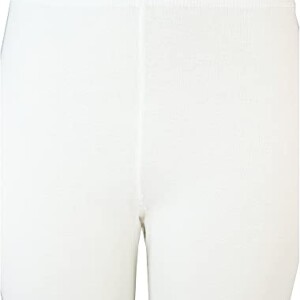 3 - Pieces Full Length inner Leggings Cotton 100% with Elasticized Waistband Women white