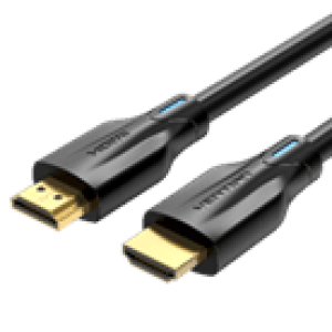 Cotton Braided 8K HDMI Cable 1M Black