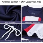 Kids Football Jersey Set,Barcelona Messi No #30 Soccer Jersey,World Champion Football Soccer Jersey Set Kids & Youth Sizes