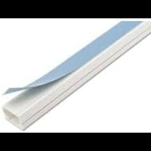 Electrical Pvc Trunking with Sticker 90cm Long 3 Pcs White Self Adhesive Cable Cover Cable Management