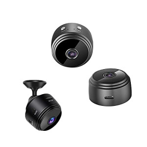 EliteTech. Mini Wi-Fi Camera, Security Camera HD 1080P Wireless Portable Small Camera with Motion Detection and Night Version
