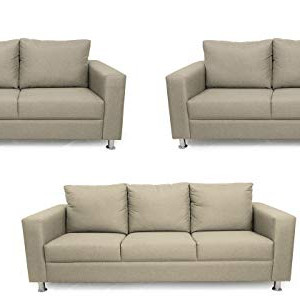 A to Z Furniture - Silentnight Shanghai Seven Seater Sofa Set in Beige Color