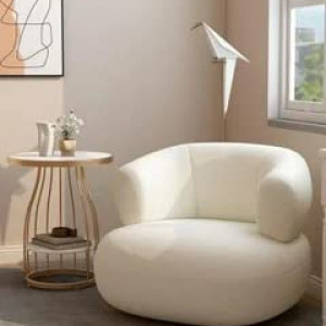 GL FURNITURE FACTORY Light Luxury Style Furniture Combination U Shape Single Sofa Chair Set