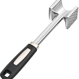 Gourmet Meat Tenderizer Aluminum,  Meat Tenderizer Hammer and Pounding Steak, Beef and Poultry