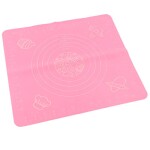 LOVIVER Silicone Mats Countertop Protection Resistant Nonstick Pastry Mats - Pink S, as described
