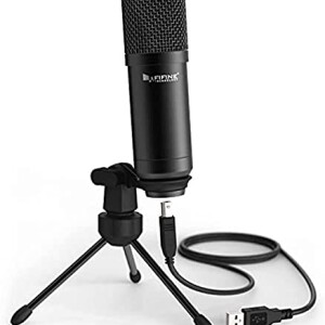 FIFINE USB Condenser Microphone for Windows PC, Laptop, MAC, PS4